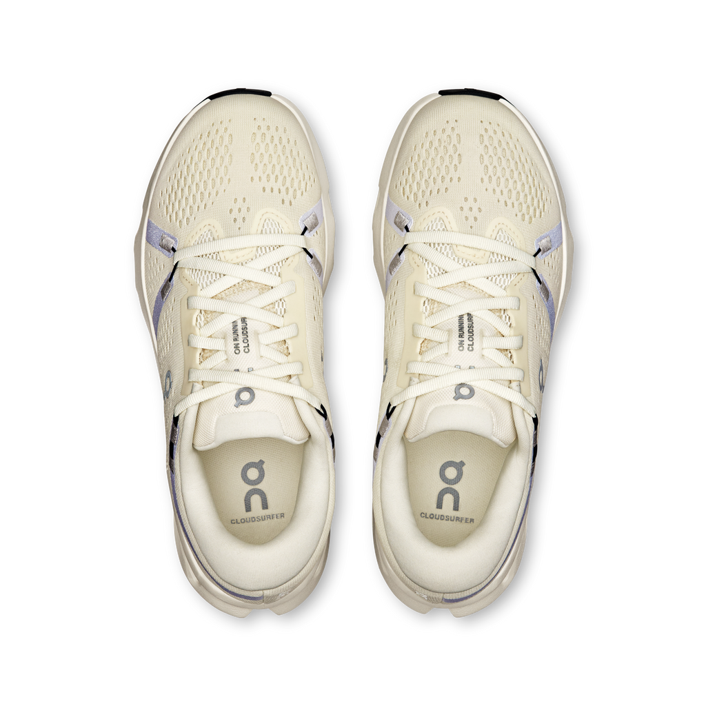 On Running Women's Cloudsurfer 2 Shoes - Ivory / Ivory
