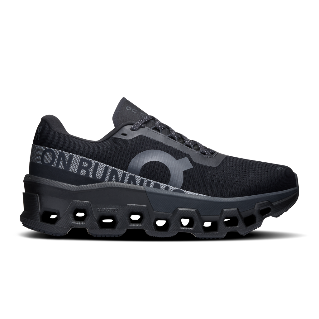 On Running Women's Cloudmonster 2 Shoes - Black / Eclipse