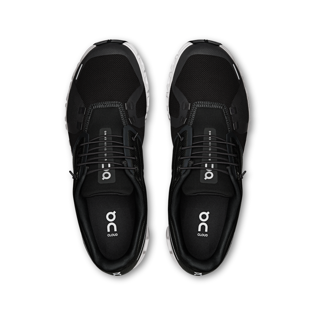 On Running Men's Cloud 6 Shoes - Black / White