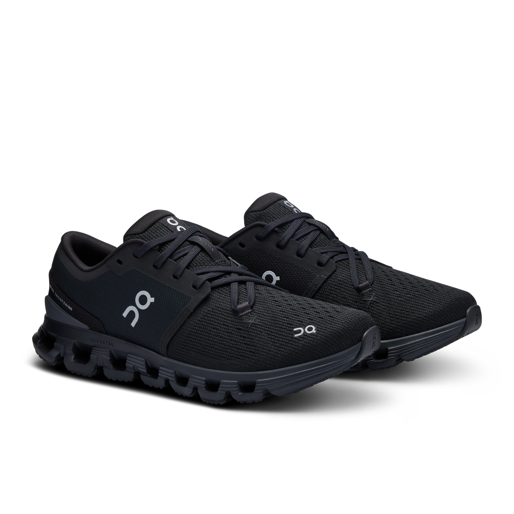 On Running Women's Cloud X 4 Shoes - Black / Eclipse