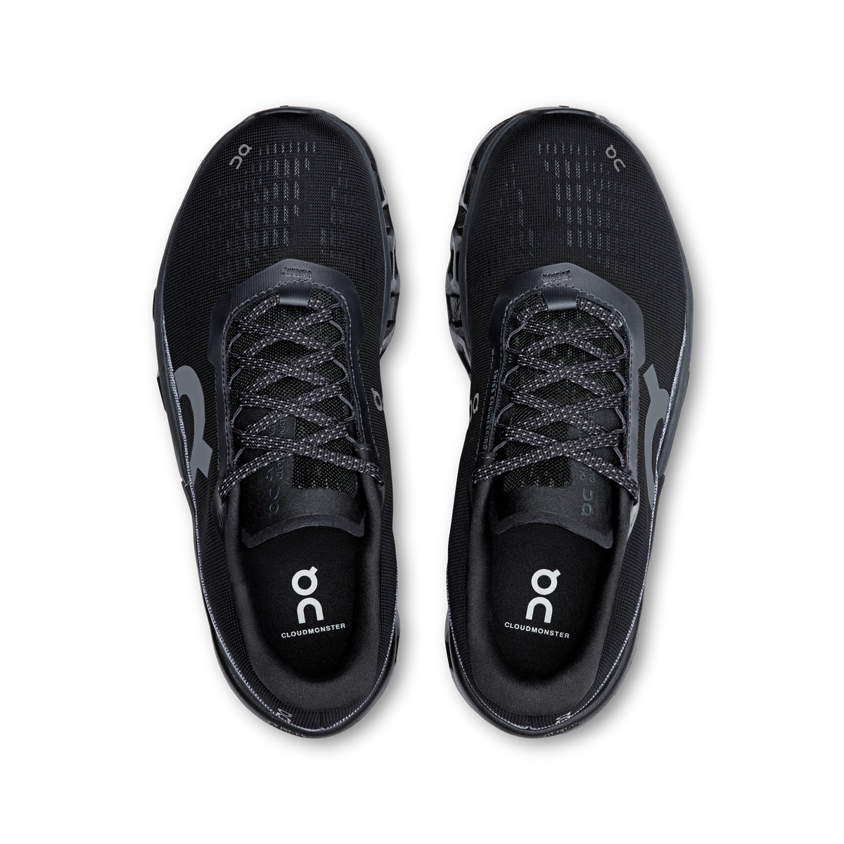 On Running Women's Cloudmonster 2 Shoes - Black / Eclipse