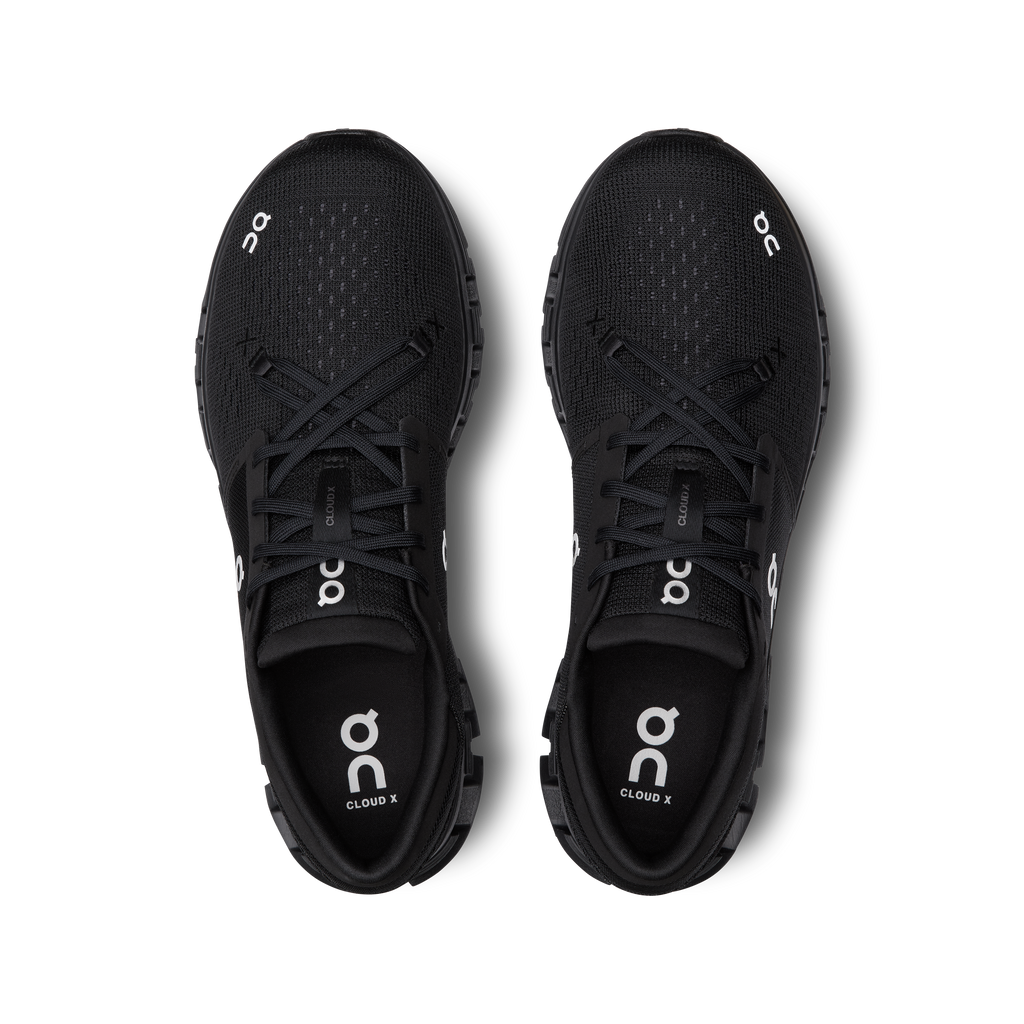 On Running Men's Cloud X 4 Shoes - Black / Eclipse