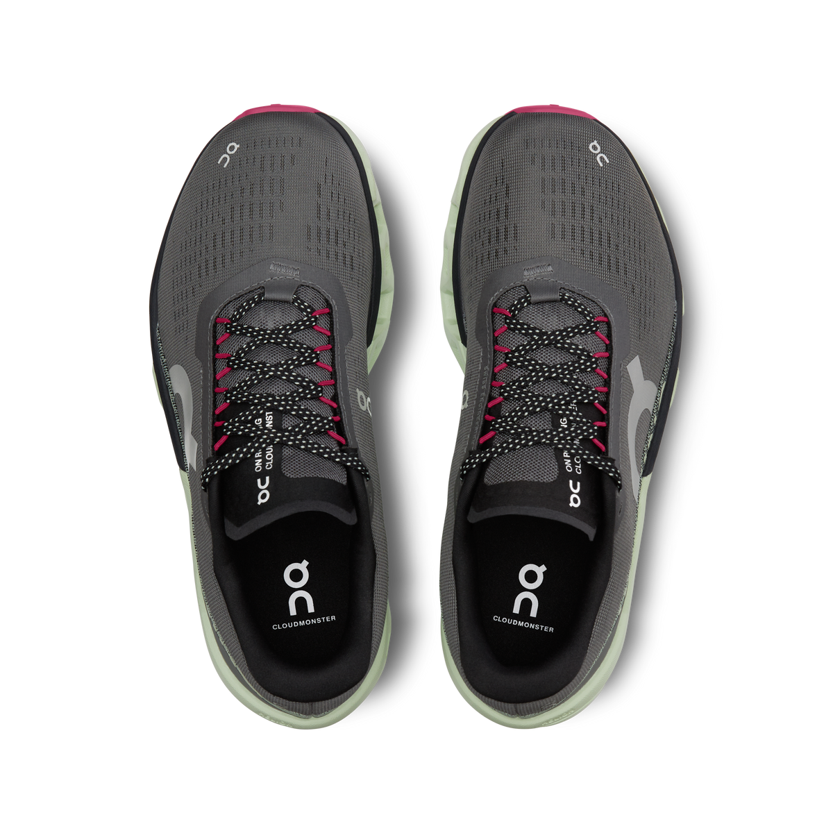 On Running Women's Cloudmonster 2 Shoes - Asphalt / Lima