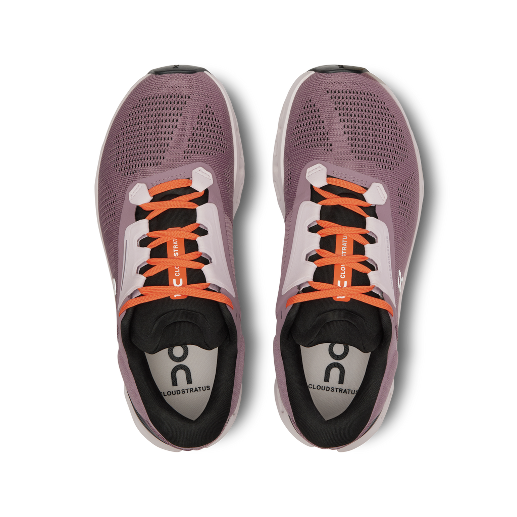 On Running Women's Cloudstratus 3 Shoes - Quartz / Lily