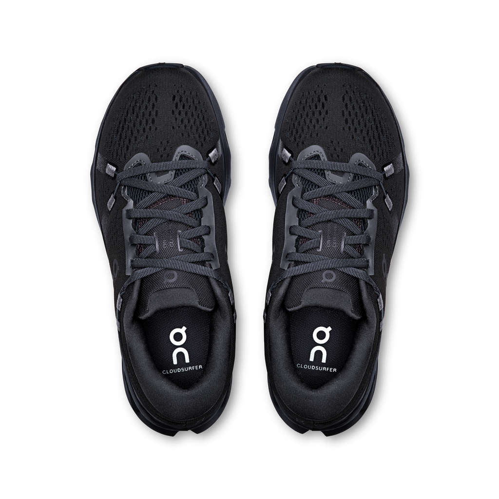 On Running Women's Cloudsurfer 2 Shoes - Black / Black