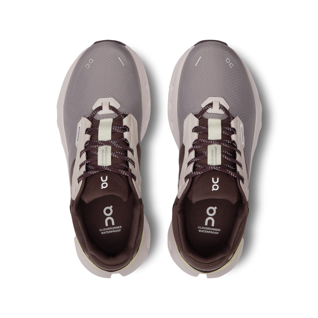On Running Women's Cloudrunner 2 Waterproof Shoes - Zinc / Seedling
