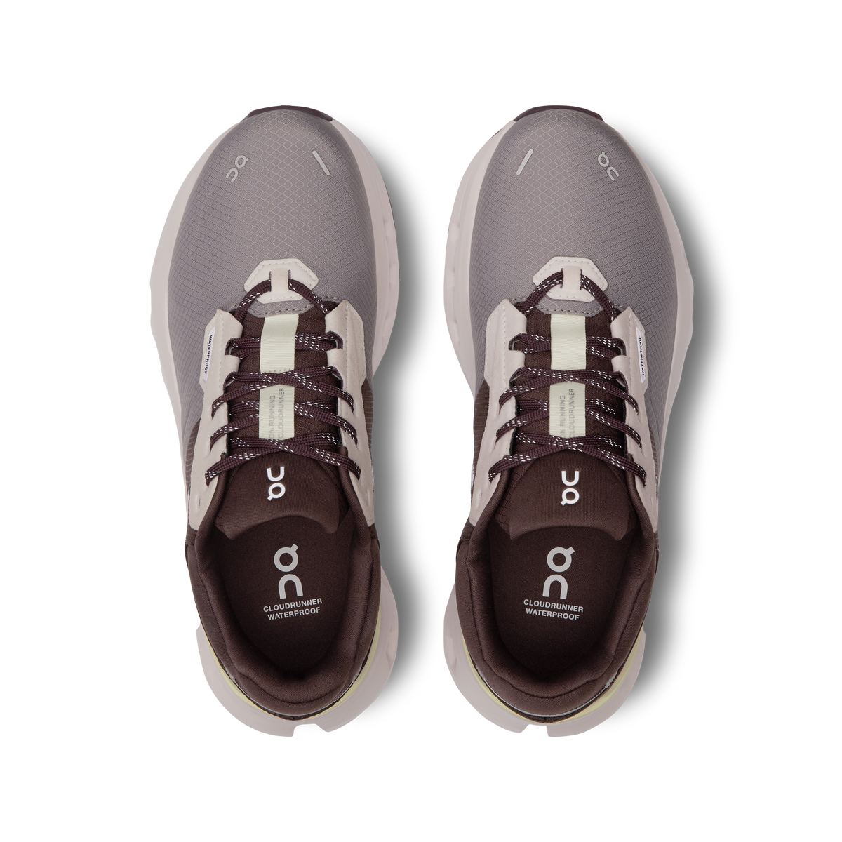 On Running Women's Cloudrunner 2 Waterproof Shoes - Zinc / Seedling