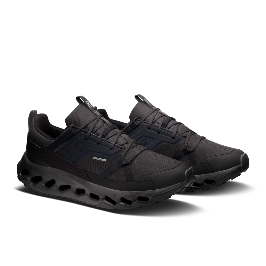 On Running Men's Cloudhorizon Waterproof Shoes - Black / Black