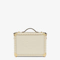 Fendi Small White Leather Suitcase