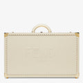 Fendi Large White Leather Suitcase