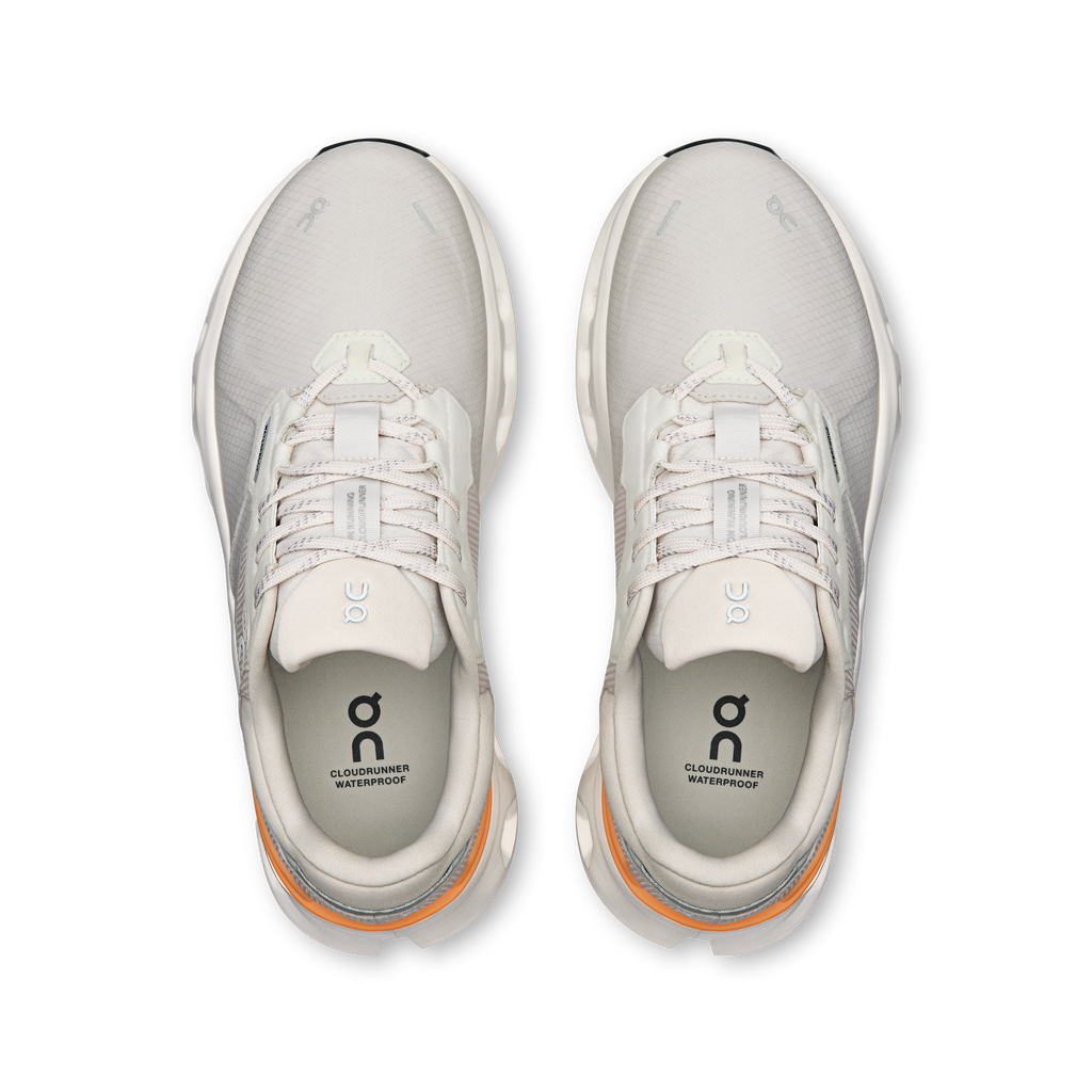 On Running Women's Cloudrunner 2 Waterproof Shoes - Wolf / Tangerine