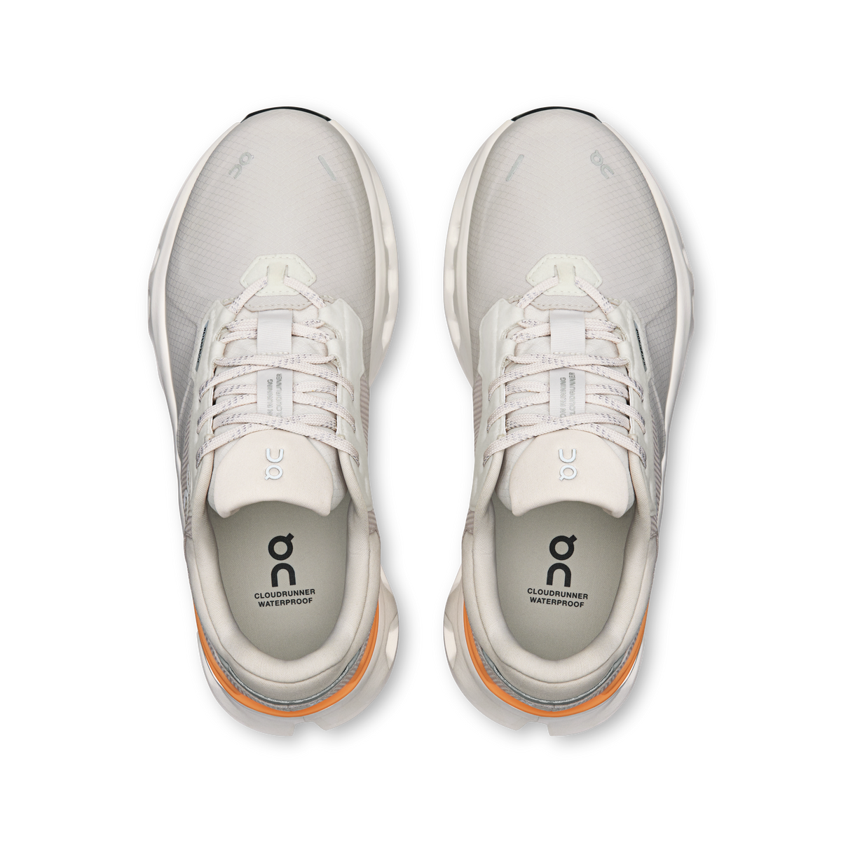 On Running Women's Cloudrunner 2 Waterproof Shoes - Wolf / Tangerine