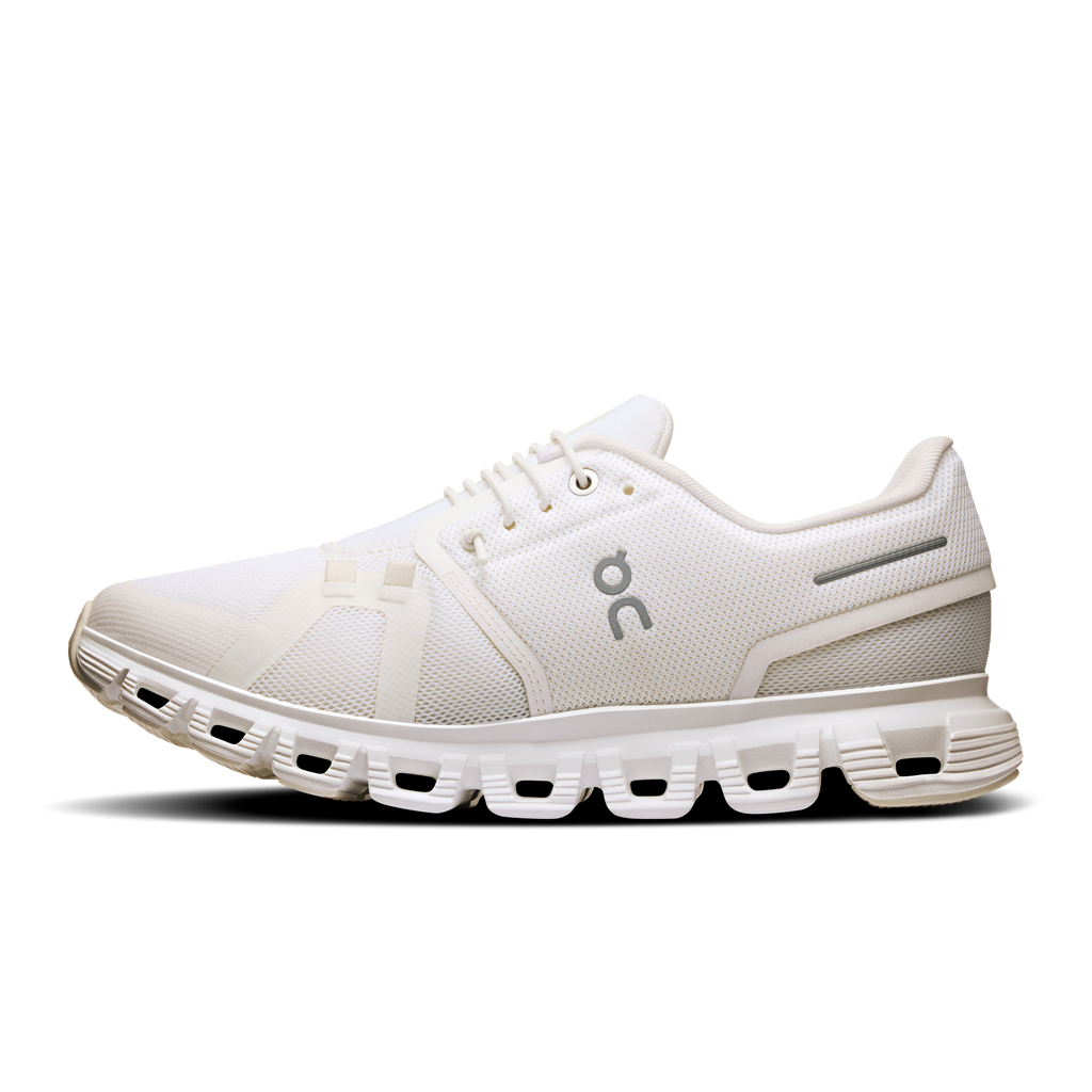 On Running Women's Cloud 6 Shoes - White / White