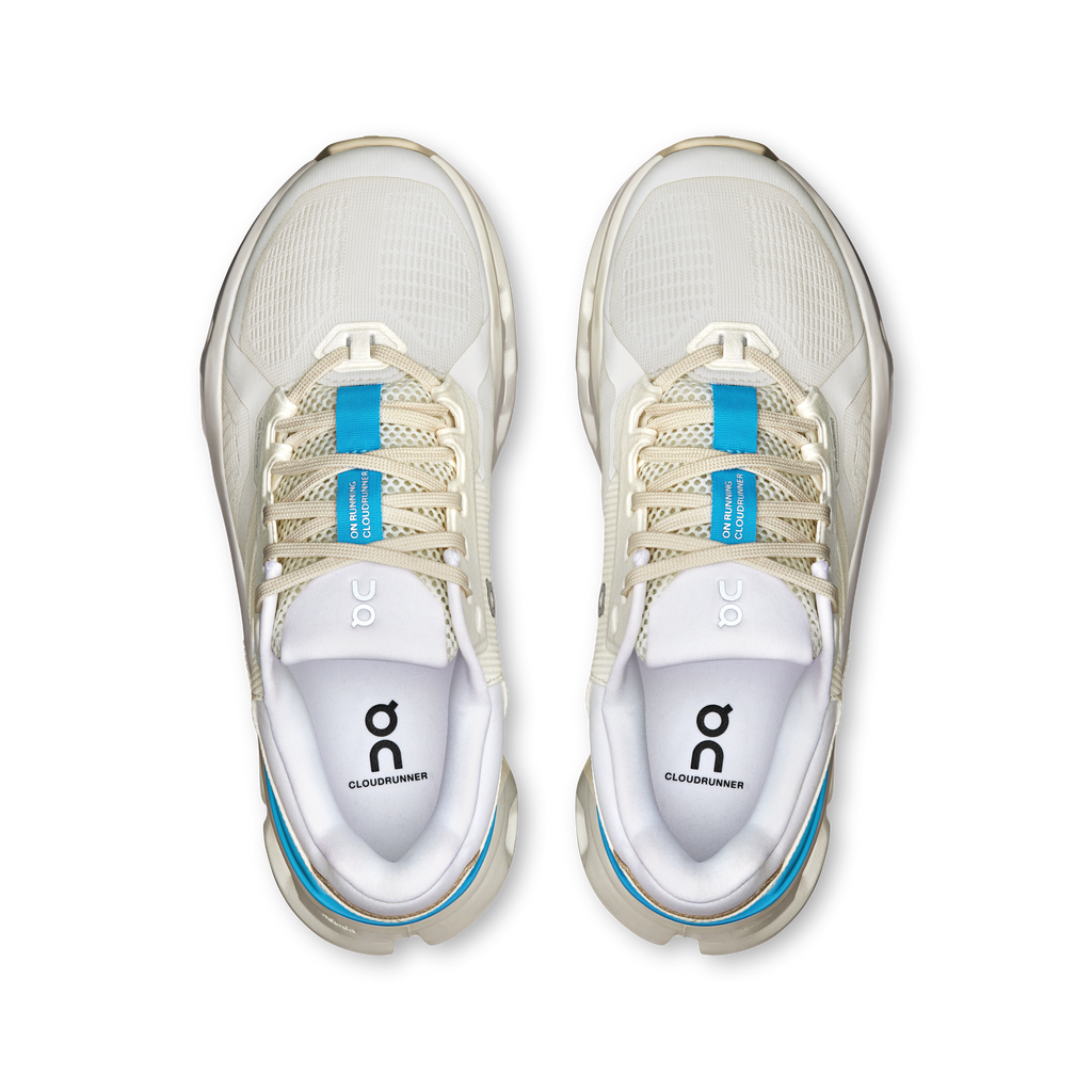 On Running Women's Cloudrunner 2 Shoes - White / Horizon
