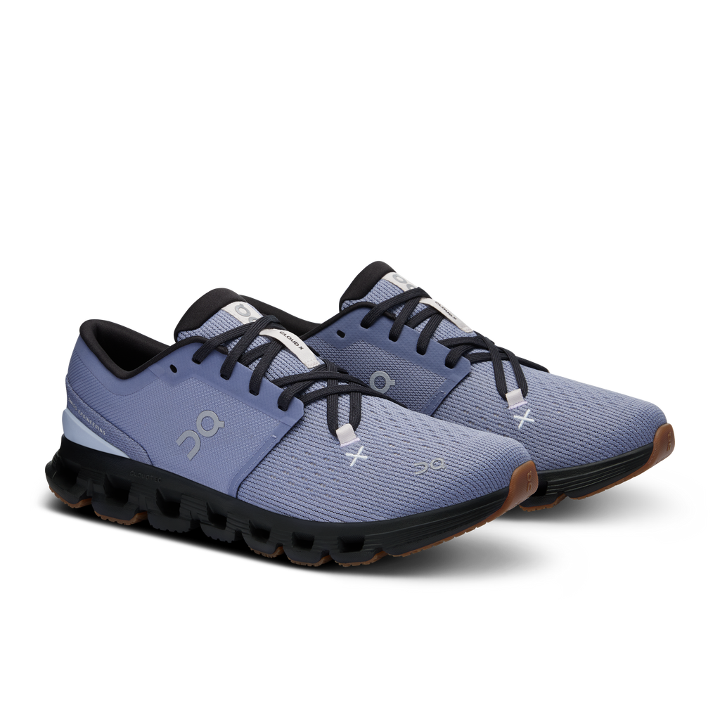 On Running Women's Cloud X 4 Shoes - Feather / Black