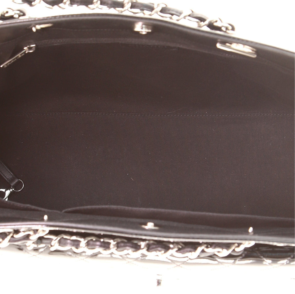 Coco Shine Tote Quilted Patent Large