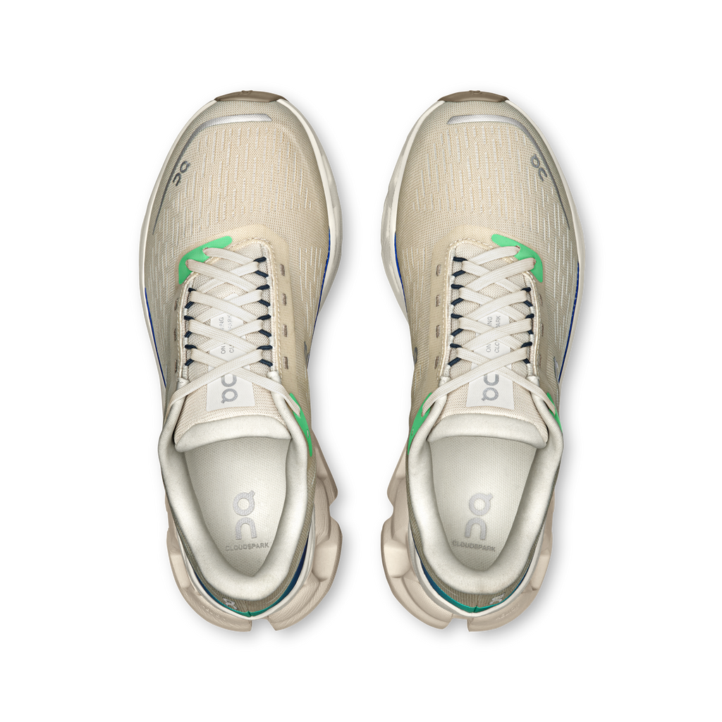 On Running Women's Cloudspark Shoes - Cream / Honeydew
