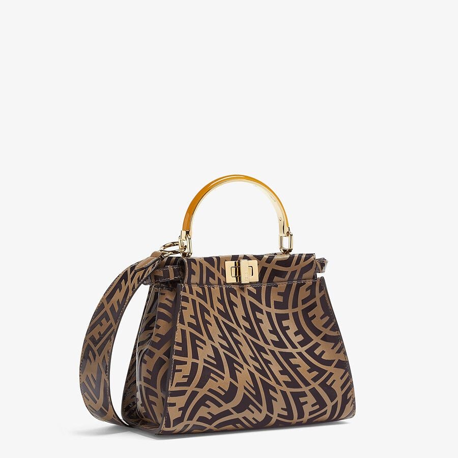 Fendi Mini Leather Ff Vertigo Bag