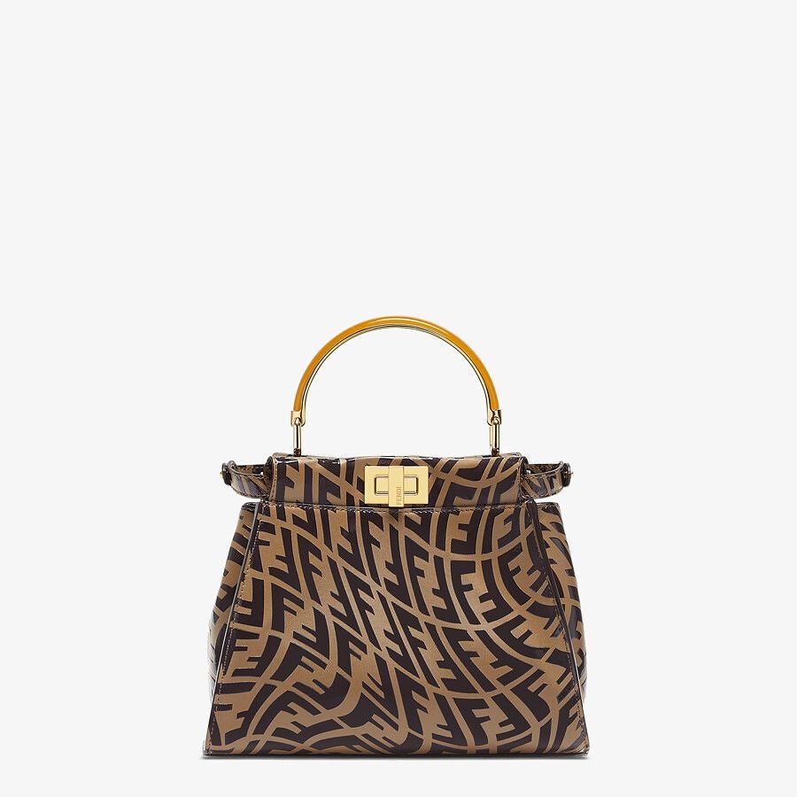 Fendi Mini Leather Ff Vertigo Bag