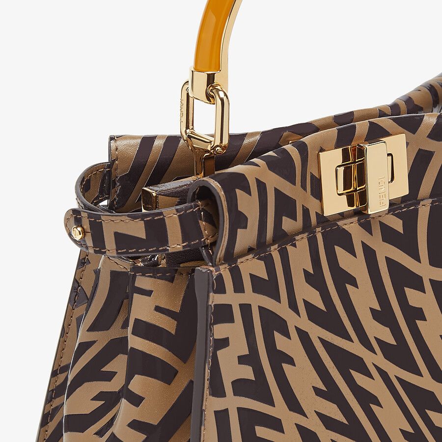 Fendi Mini Leather Ff Vertigo Bag