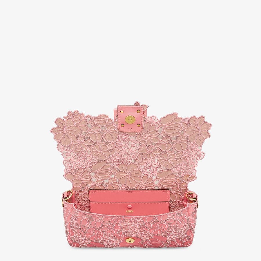Fendi Embroidered Patent Leather Bag