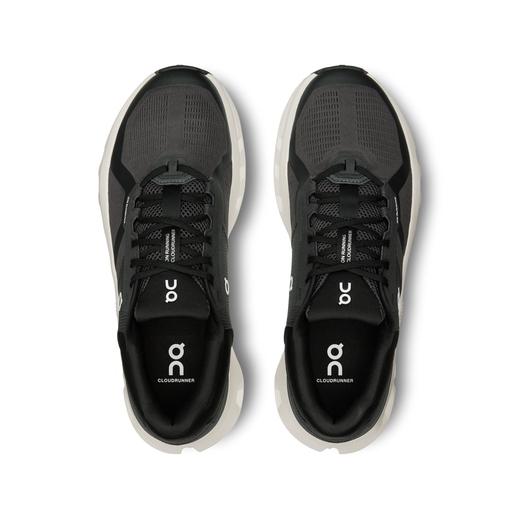 On Running Men's Cloudrunner 2 Wide Shoes - Eclipse / Black