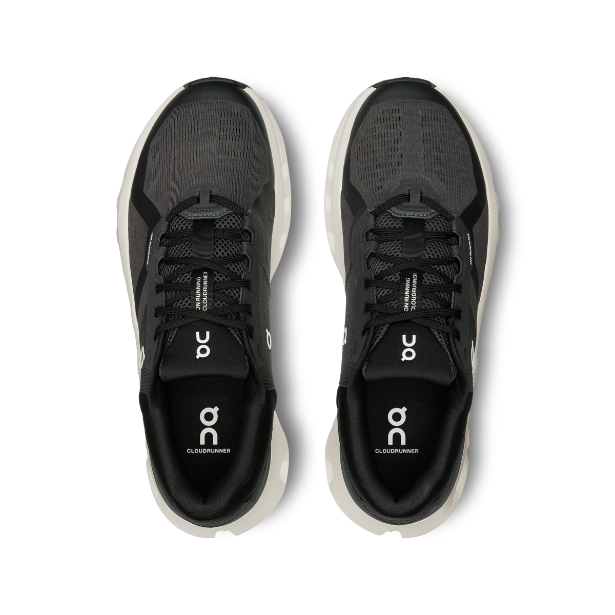 On Running Men's Cloudrunner 2 Wide Shoes - Eclipse / Black