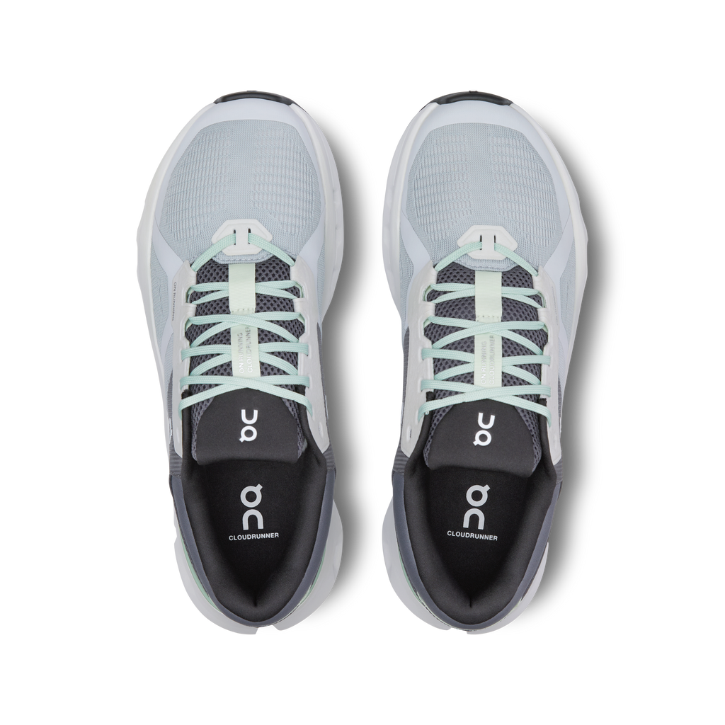 On Running Men's Cloudrunner 2 Wide Shoes - Glacier / Sage
