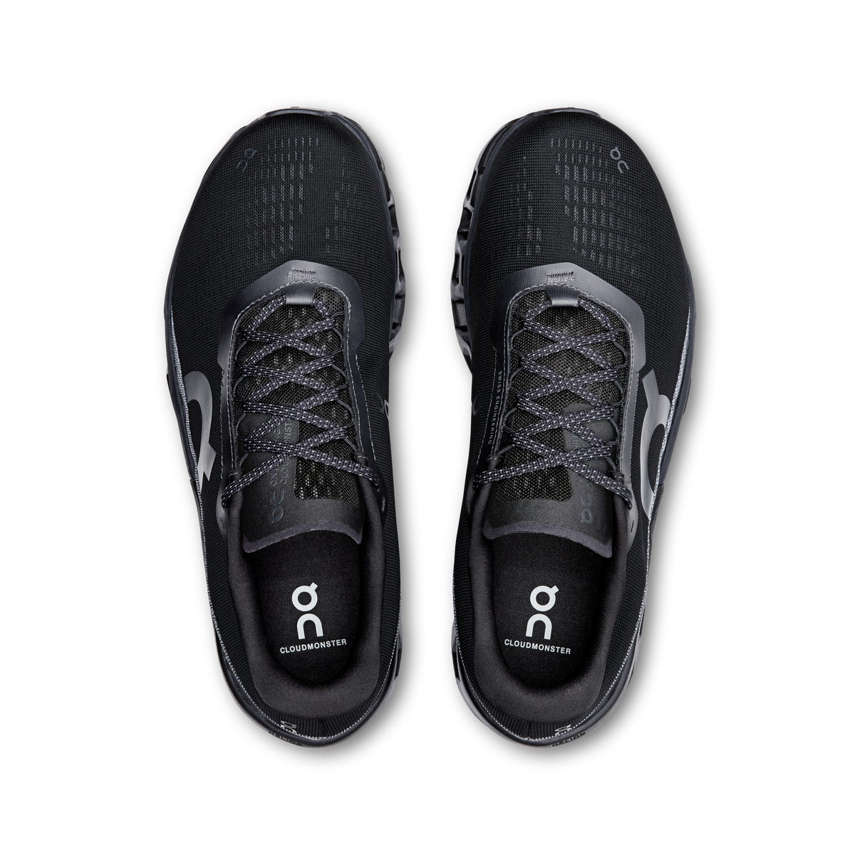 On Running Men's Cloudmonster 2 Shoes - Black / Black