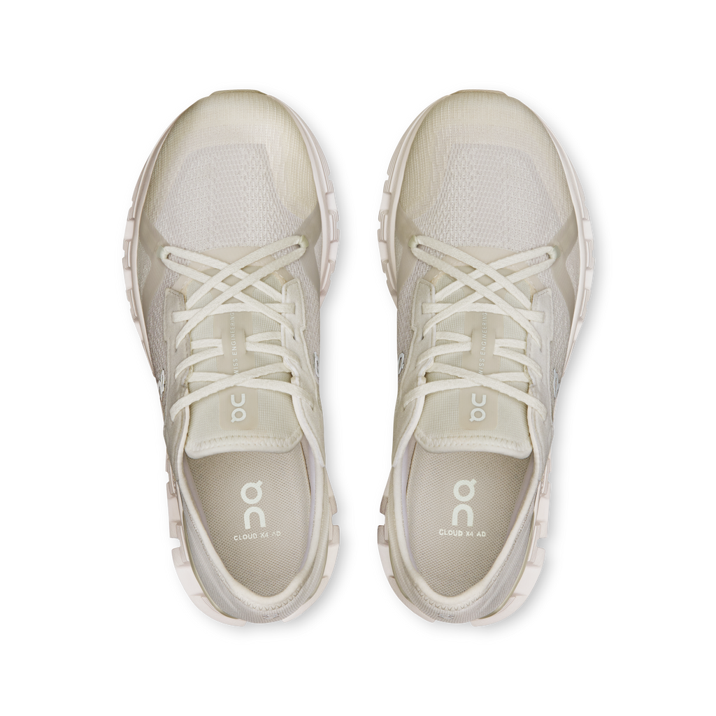 On Running Women's Cloud X 4 Ad Shoes - White / Wolf