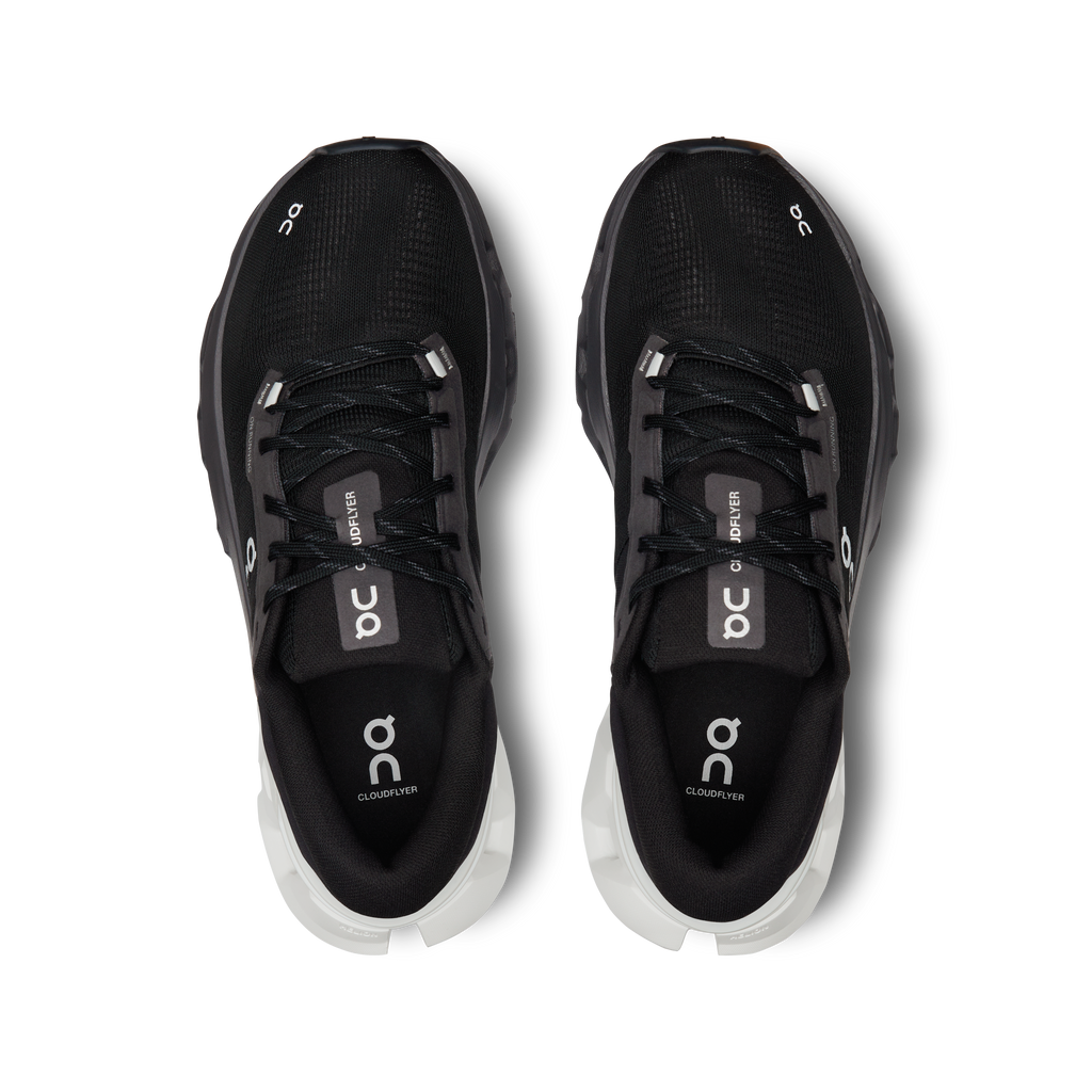 On Running Men's Cloudflyer 5 Shoes - Black / White