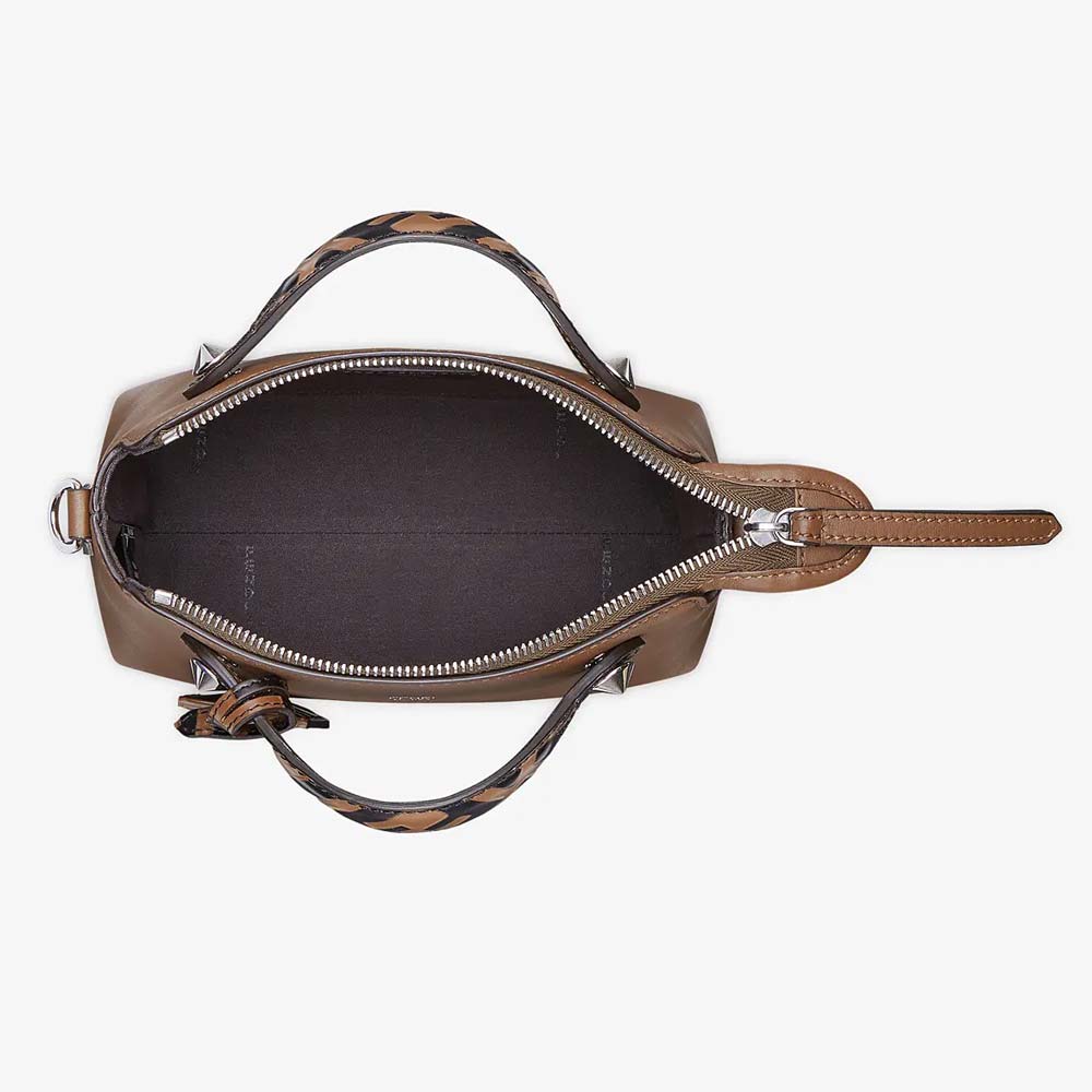 BY THE WAY MINI Small Brown Leather Boston Bag