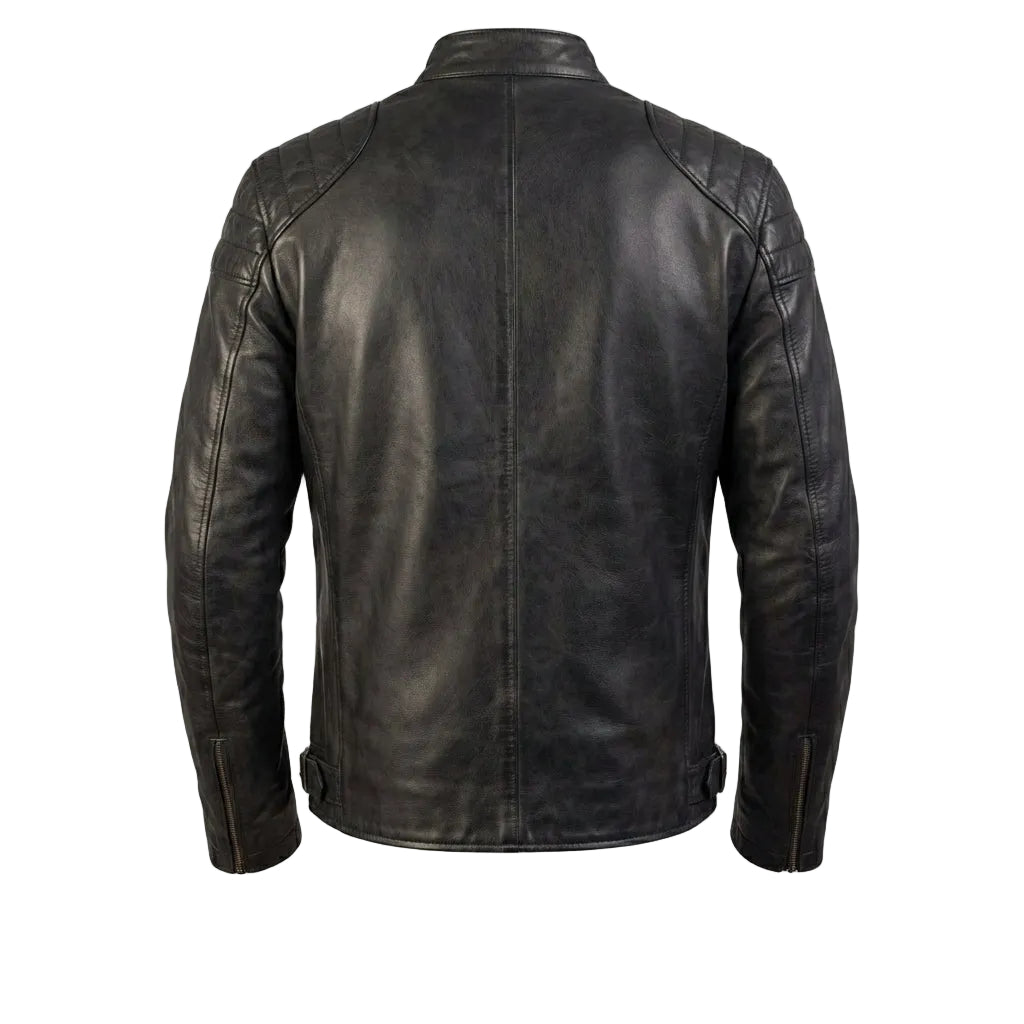 Chic Classic Black Leather Jacket