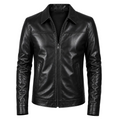 Midnight Black Leather Jacket