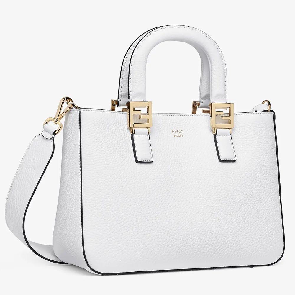FF TOTE SMALL Cuoio Romano Leather Bag