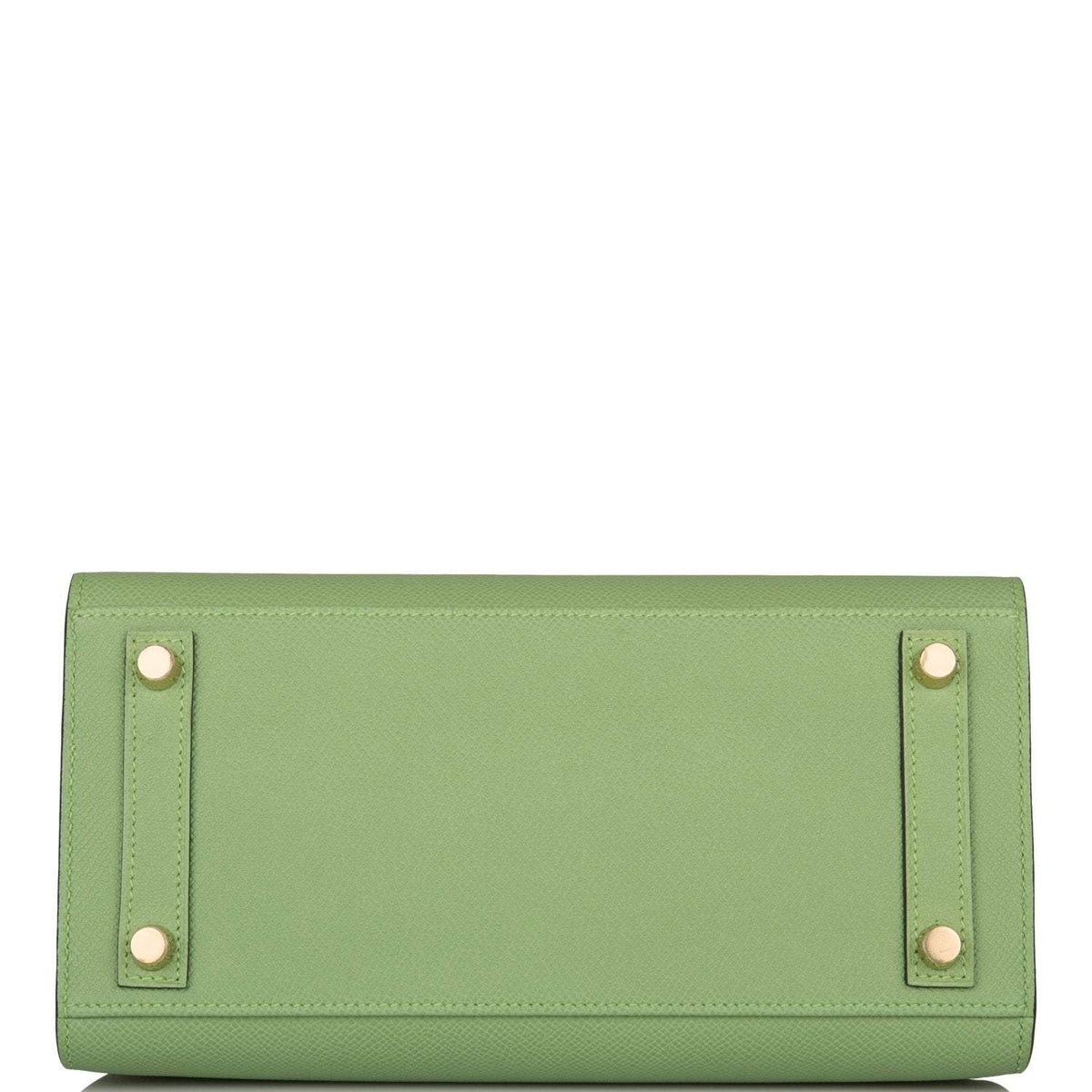 Hermes Birkin Sellier 25 Vert Criquet Epsom Gold Hardware