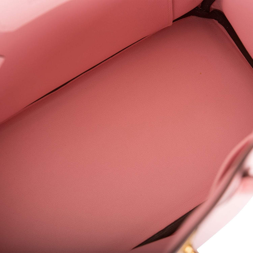 Hermes Birkin 25 Rose Sakura Swift Gold Hardware