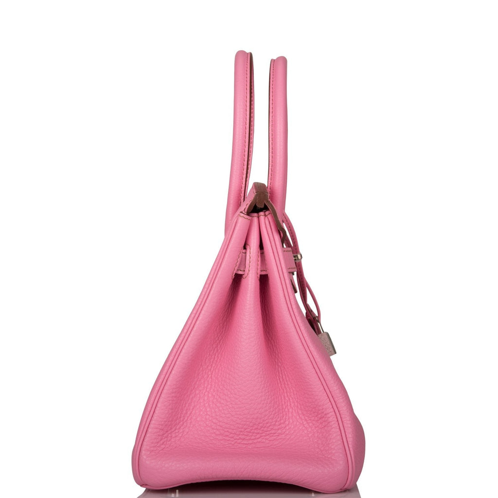 Hermes Bubblegum 5P Togo Birkin 30cm Palladium Hardware