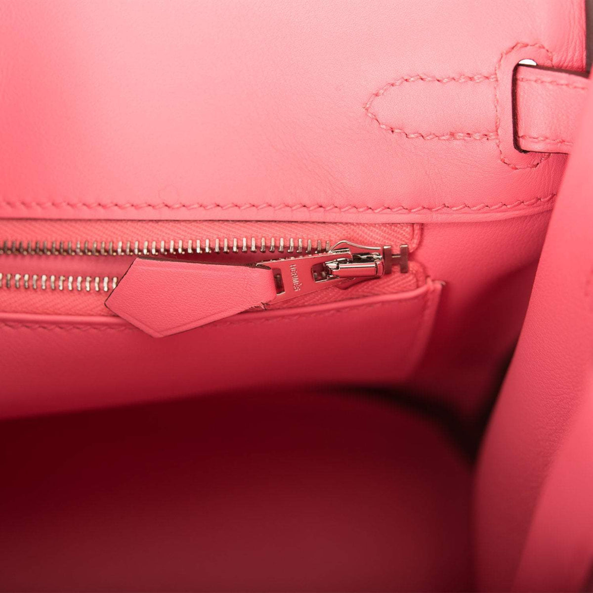 Hermes Birkin 25 Rose D'Ete Swift Palladium Hardware