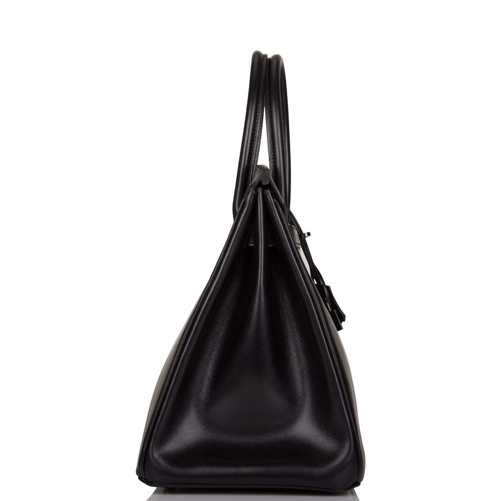 Hermes Birkin 35cm  SO Black Box Black Hardware