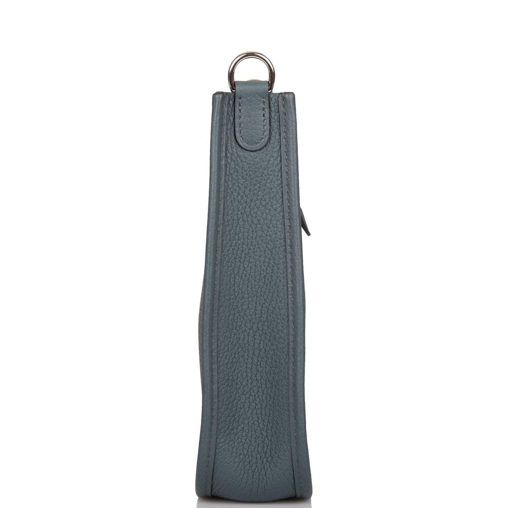 Hermes Bleu Orage Clemence Evelyne TPM Bag Palladium Hardware
