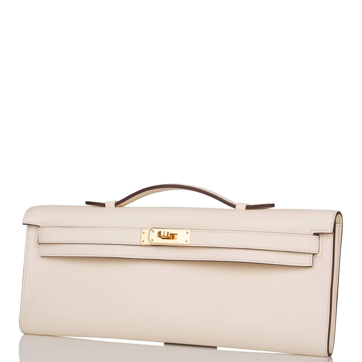 Hermes Kelly Cut Nata Swift Gold Hardware