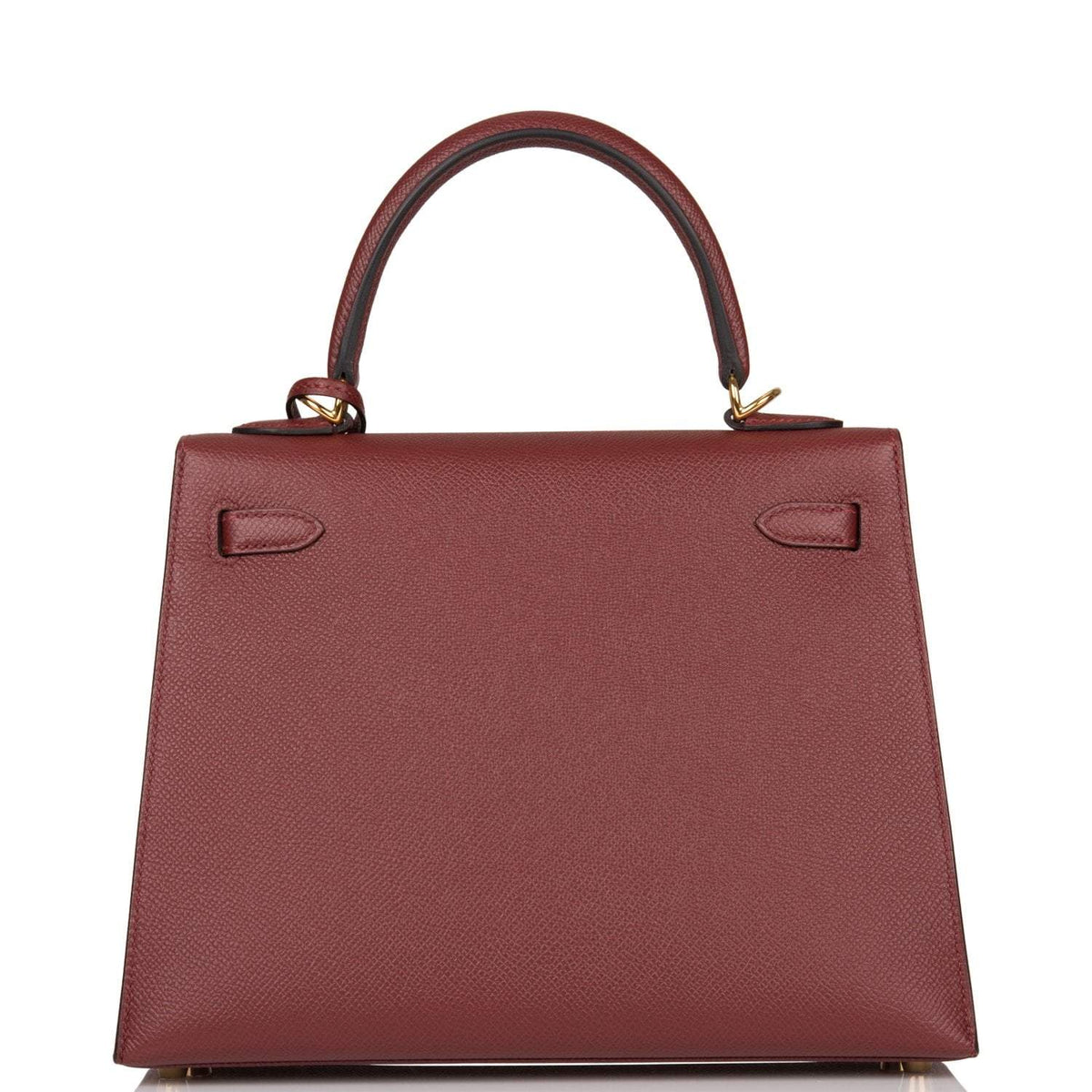 Hermes Kelly Sellier 25cm Rouge H Epsom Gold Hardware
