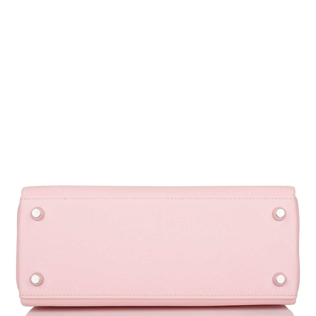 Hermes Rose Sakura Swift Retourne Kelly 25cm Palladium Hardware