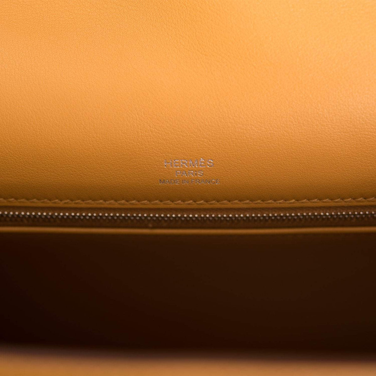 Hermes Sesame Toile and Swift Sellier Kelly 28cm Palladium Hardware
