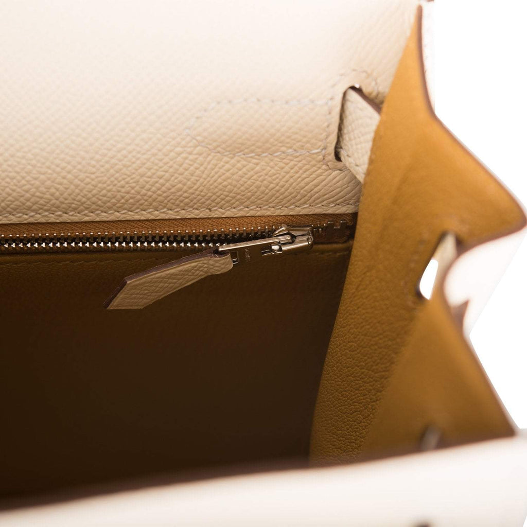 Hermes Nata Verso Epsom Sellier Kelly 28cm Palladium Hardware