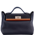 Hermes 24/24 29 Blue Nuit Togo and Matte Alligator Palladium Hardware