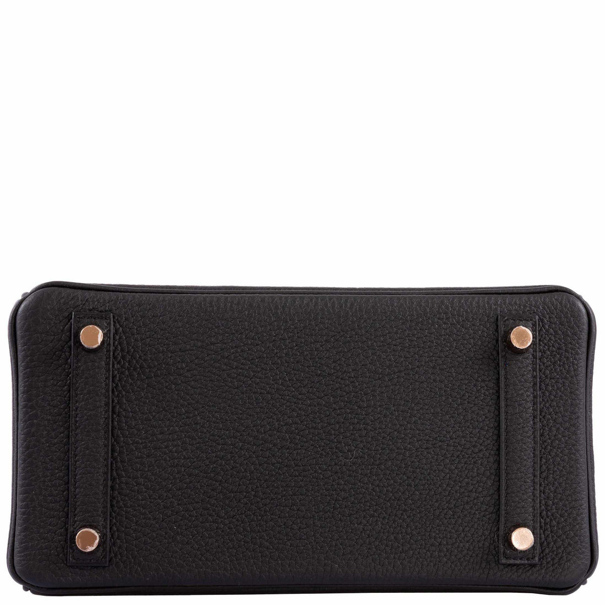 Hermes Birkin 25 Black Togo leather Rose Gold Hardware