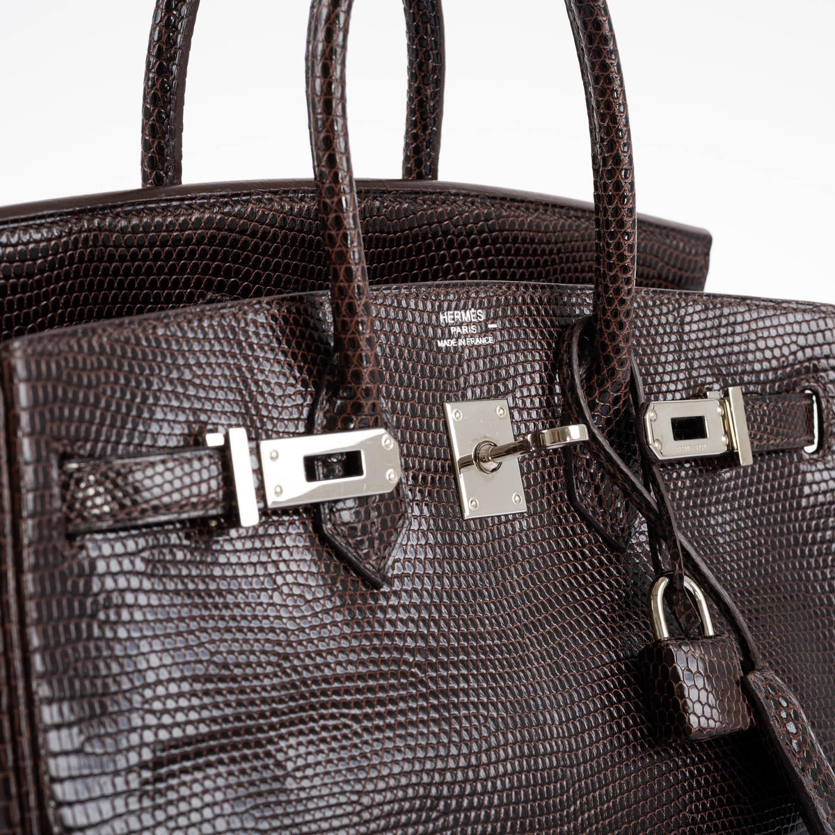 Hermes Birkin 25 Havane Nilo Lizard with Palladium Hardware