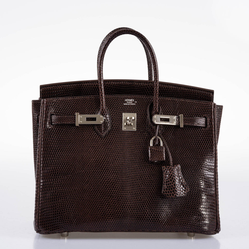 Hermes Birkin 25 Havane Nilo Lizard with Palladium Hardware